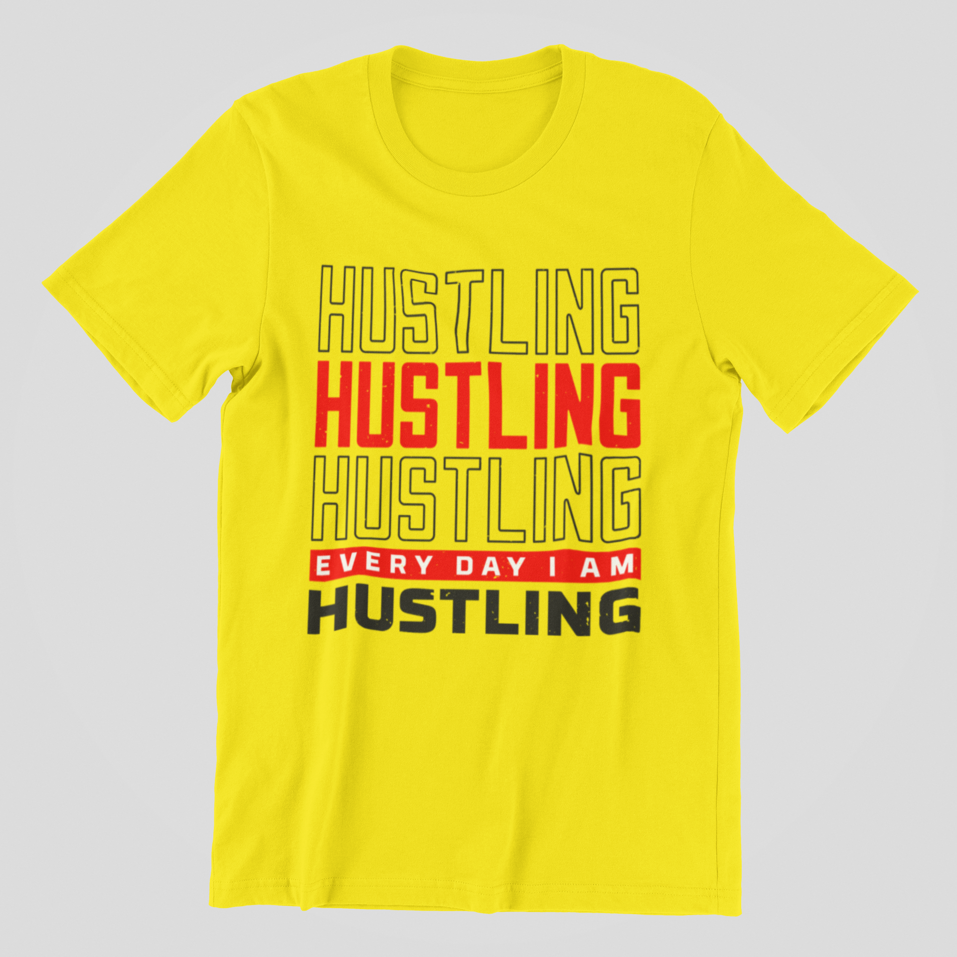 Every Day I'm Hustling - T-Shirt - 5 Colours - #HipHop50th