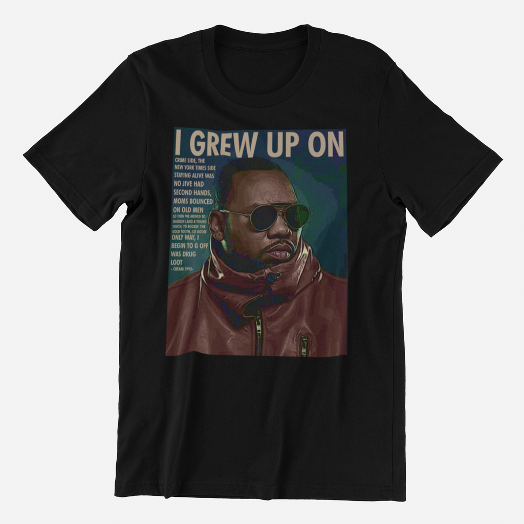 Wu-Tang Clan Cream Lyrics - Hip Hop T-Shirt - 5 Colors