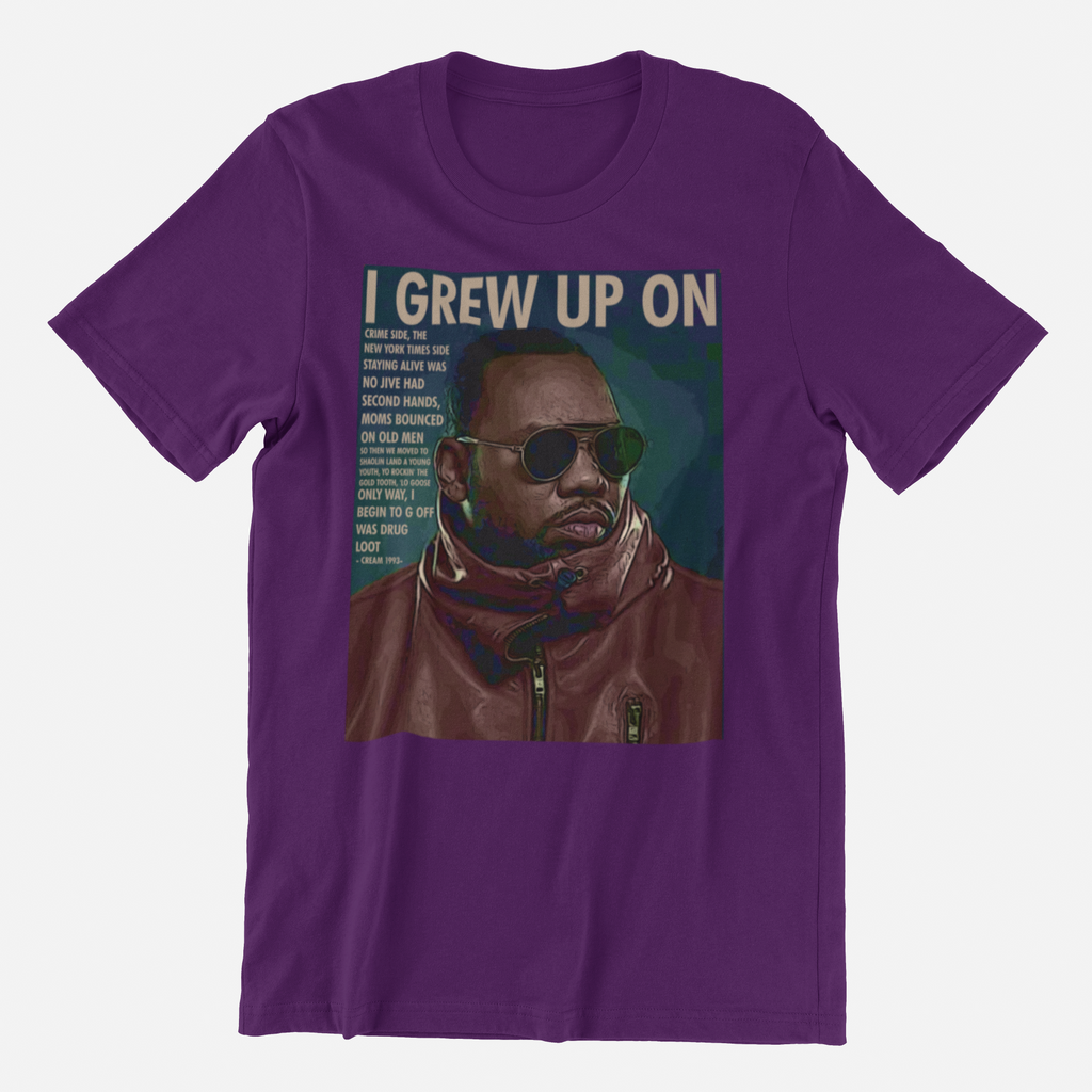 Wu-Tang Clan Cream Lyrics - Hip Hop T-Shirt - 5 Colors