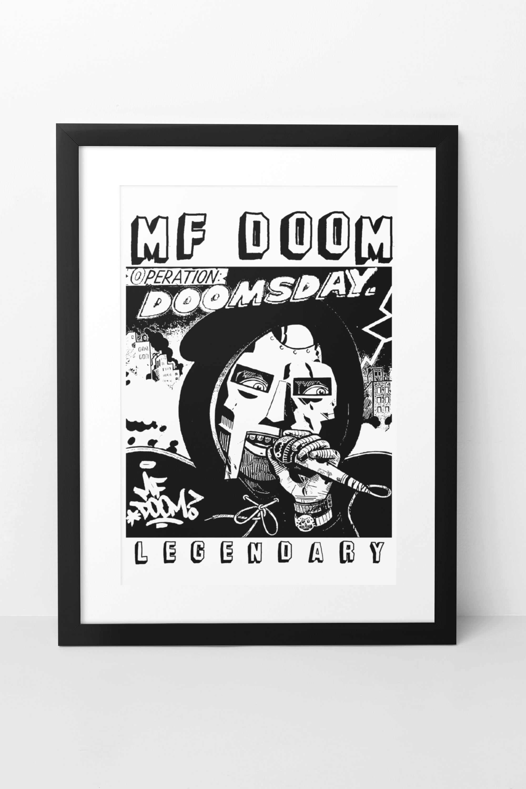 MF Doom Doomsday Hip Hop Framed Wall Art