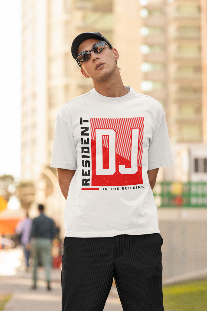 Resident DJ In The Building - T-Shirt - 5 Colors