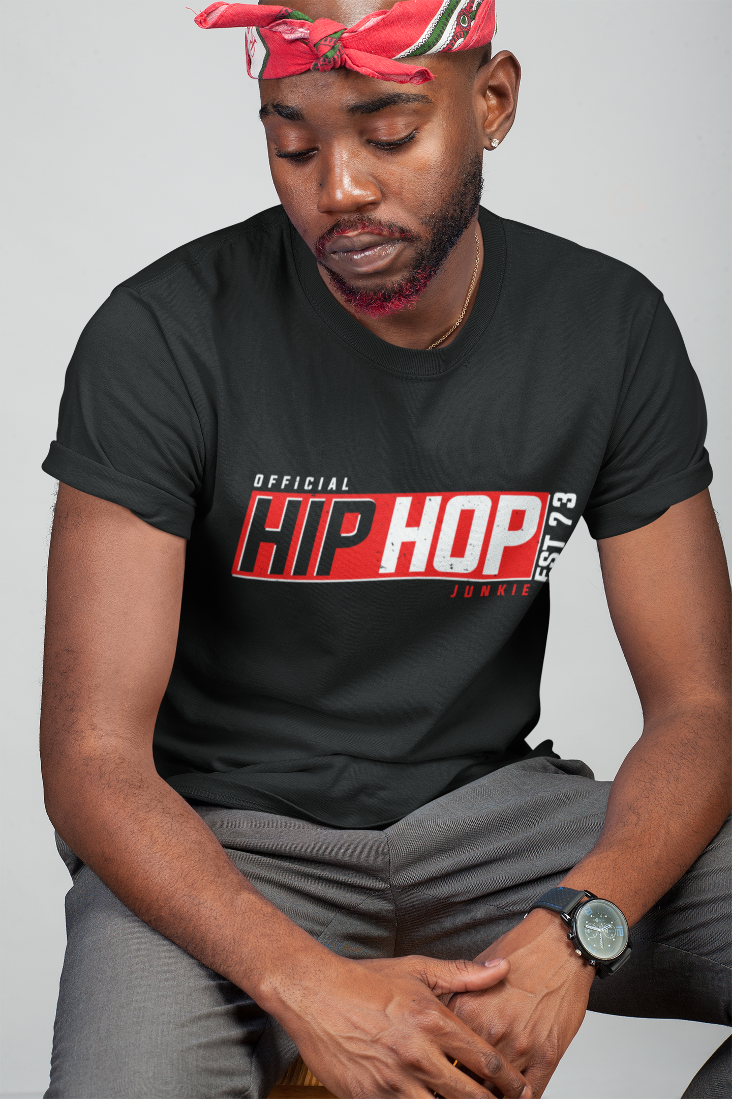 Hip Hop JUNKIE T-Shirt - 5 Colours - #HipHop50th
