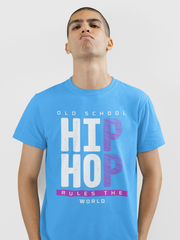 Old School Hip Hop Rules The World - T-Shirt - 5 Colours #HH50th