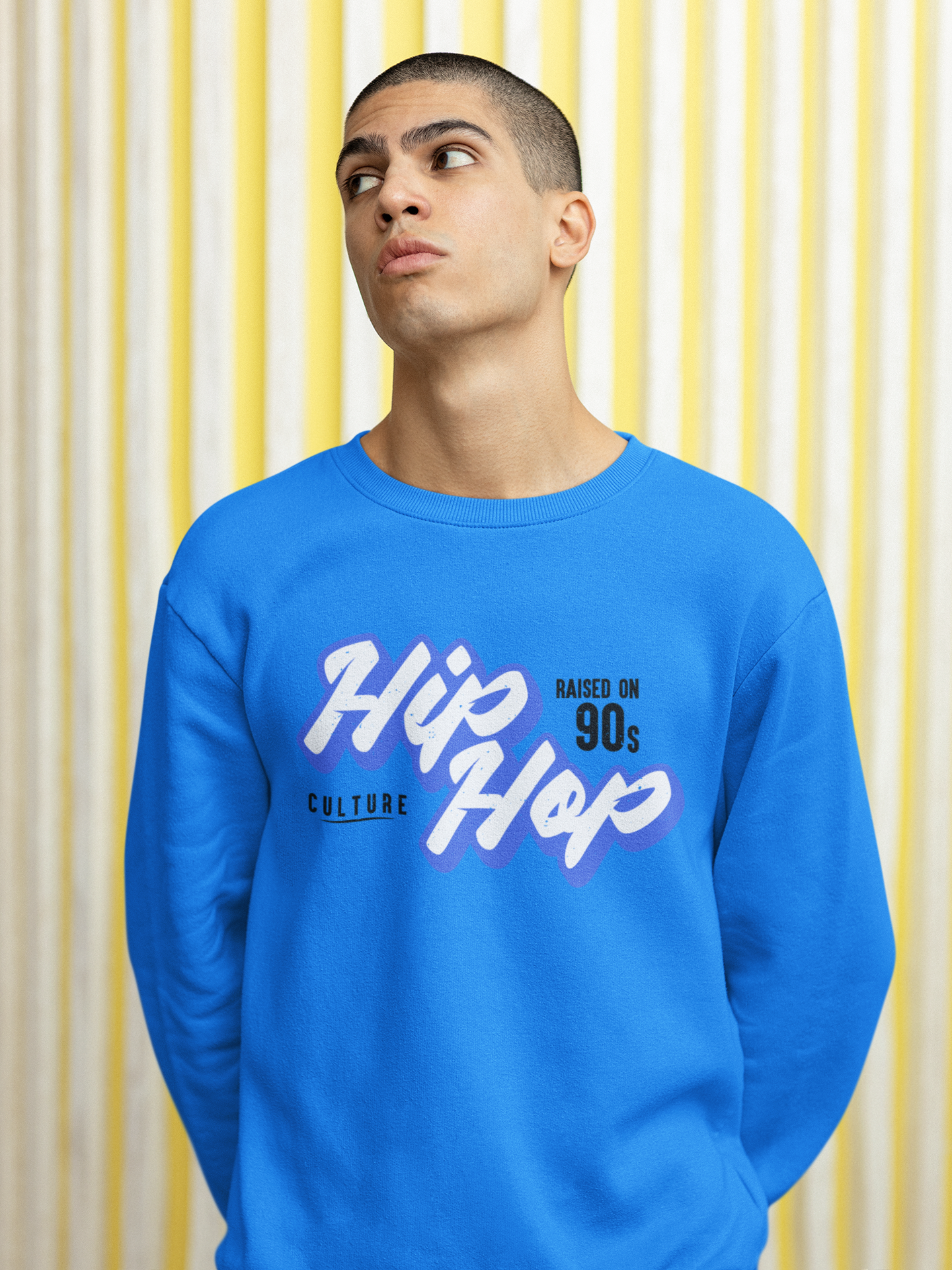 Raised On 90s Hip Hop - Sweatshirt - 5 Colours - #hiphop50th