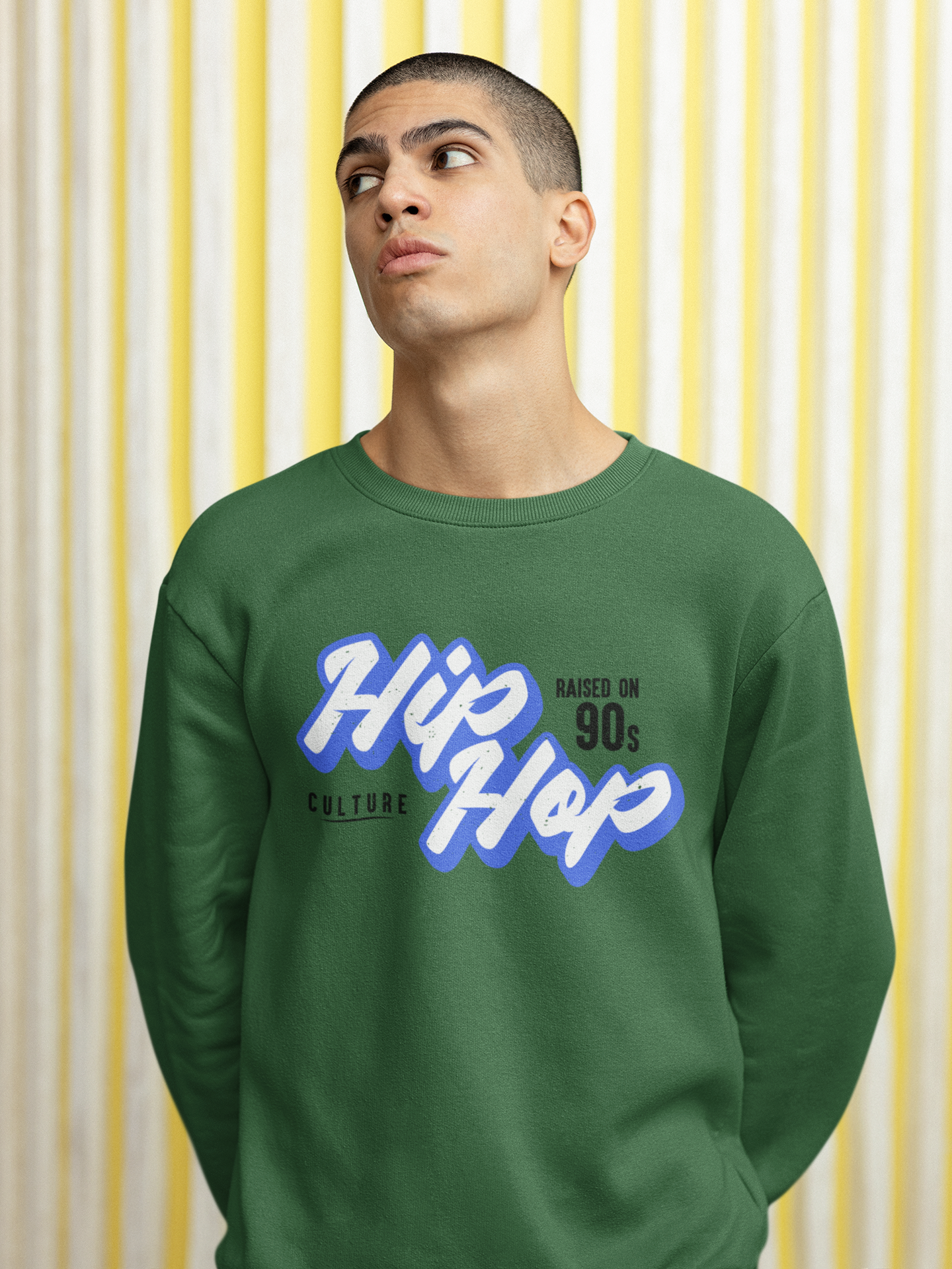 Raised On 90s Hip Hop - Sweatshirt - 5 Colours - #hiphop50th