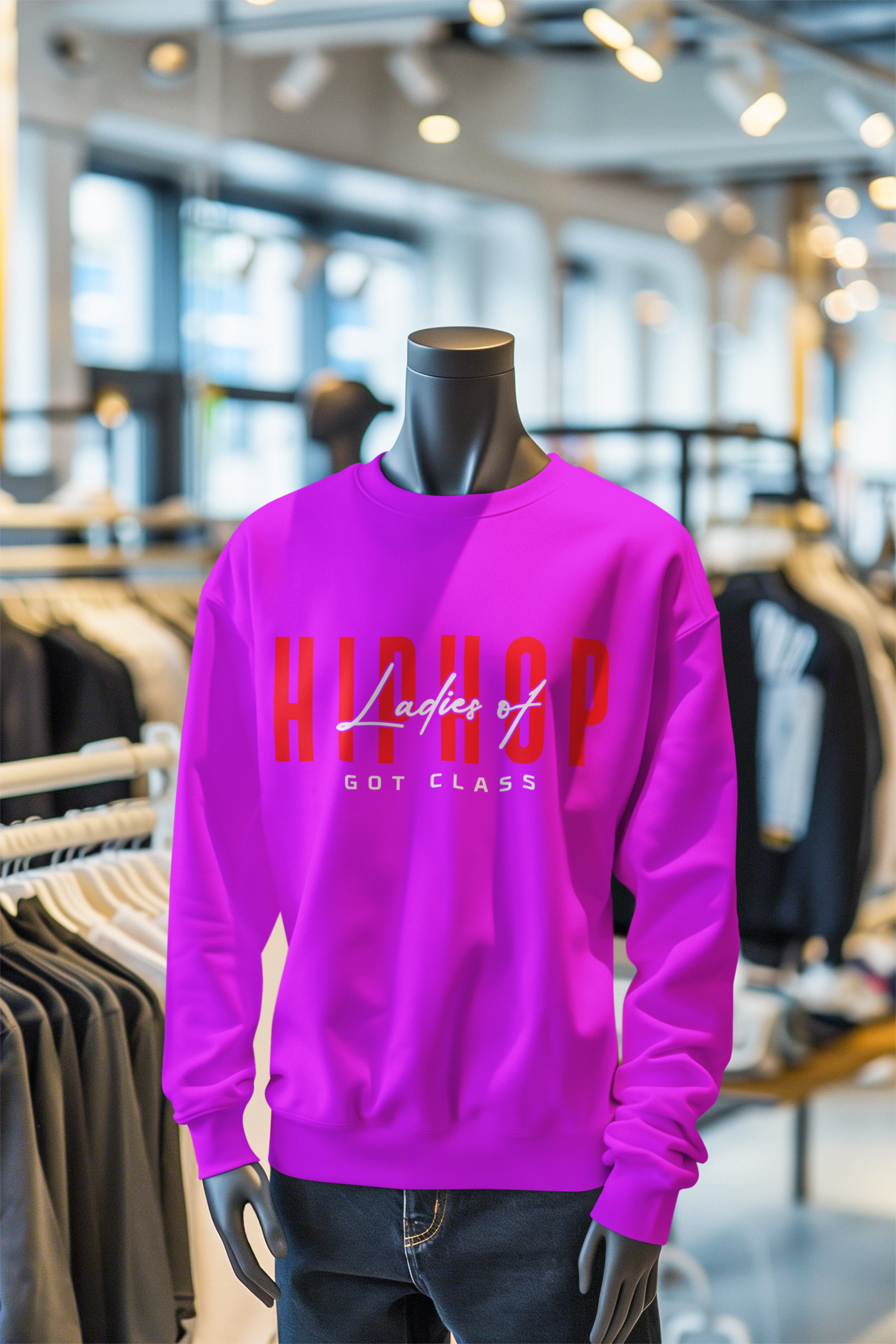 Ladies Of Hip Hop Got Class - Sweatshirt - 5 Colors