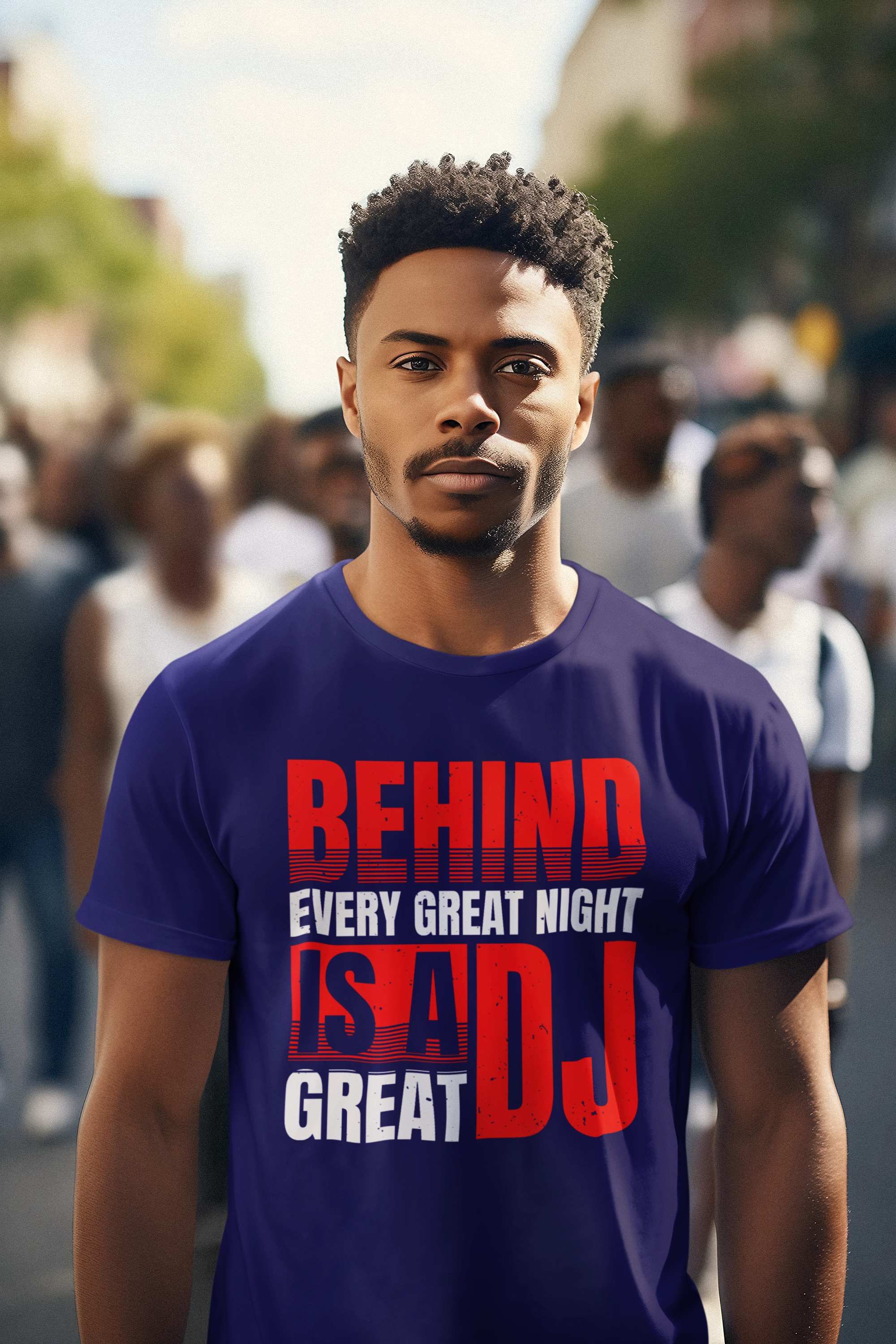 Behind Every Great Night - DJ T-Shirt - 5 Colours