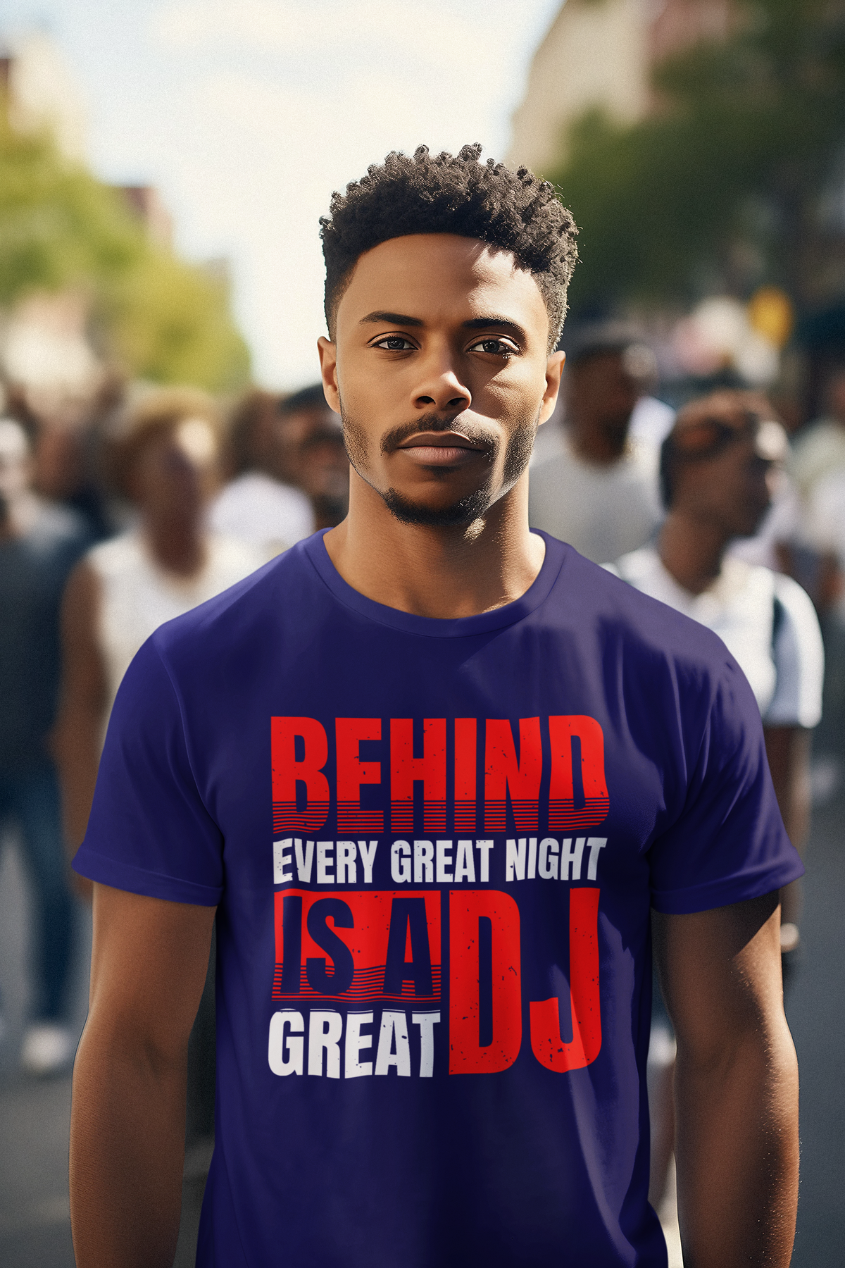 Behind Every Great Night - DJ T-Shirt - 5 Colours