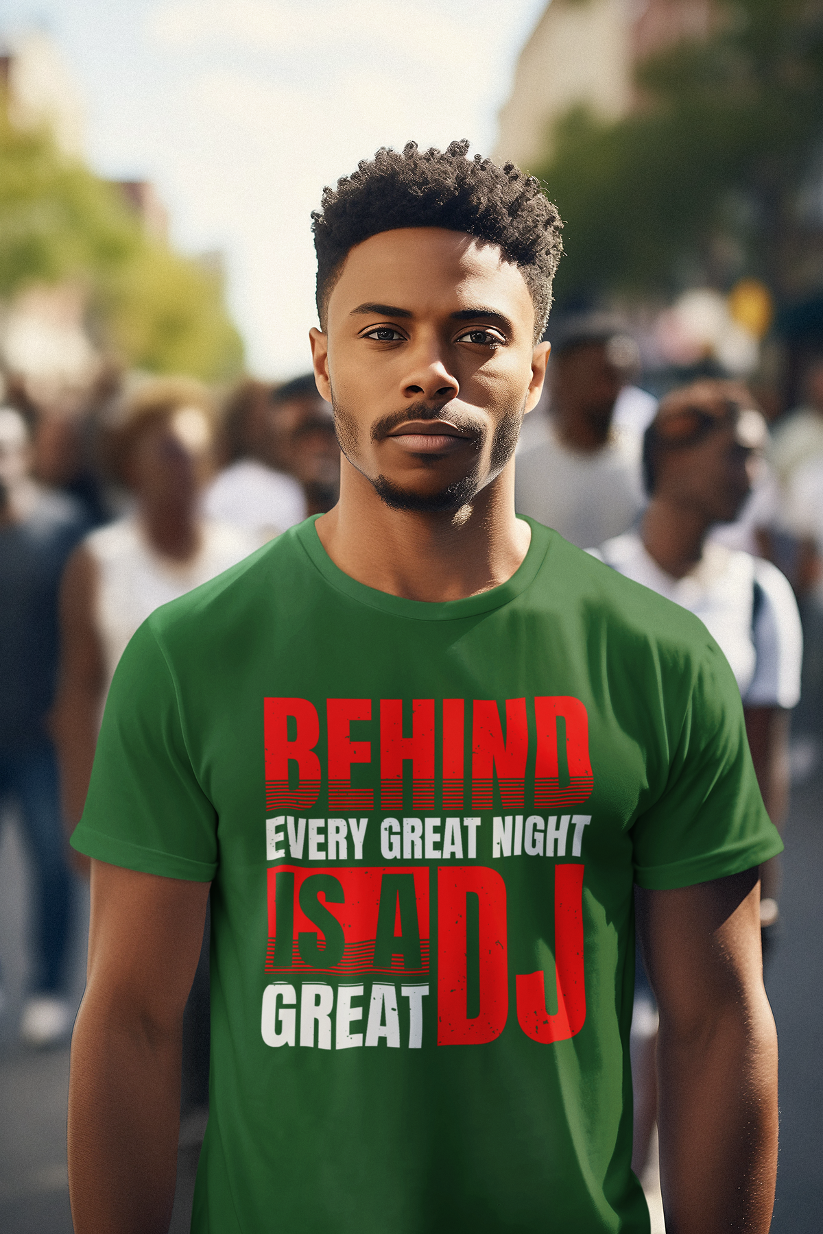 Behind Every Great Night - DJ T-Shirt - 5 Colours