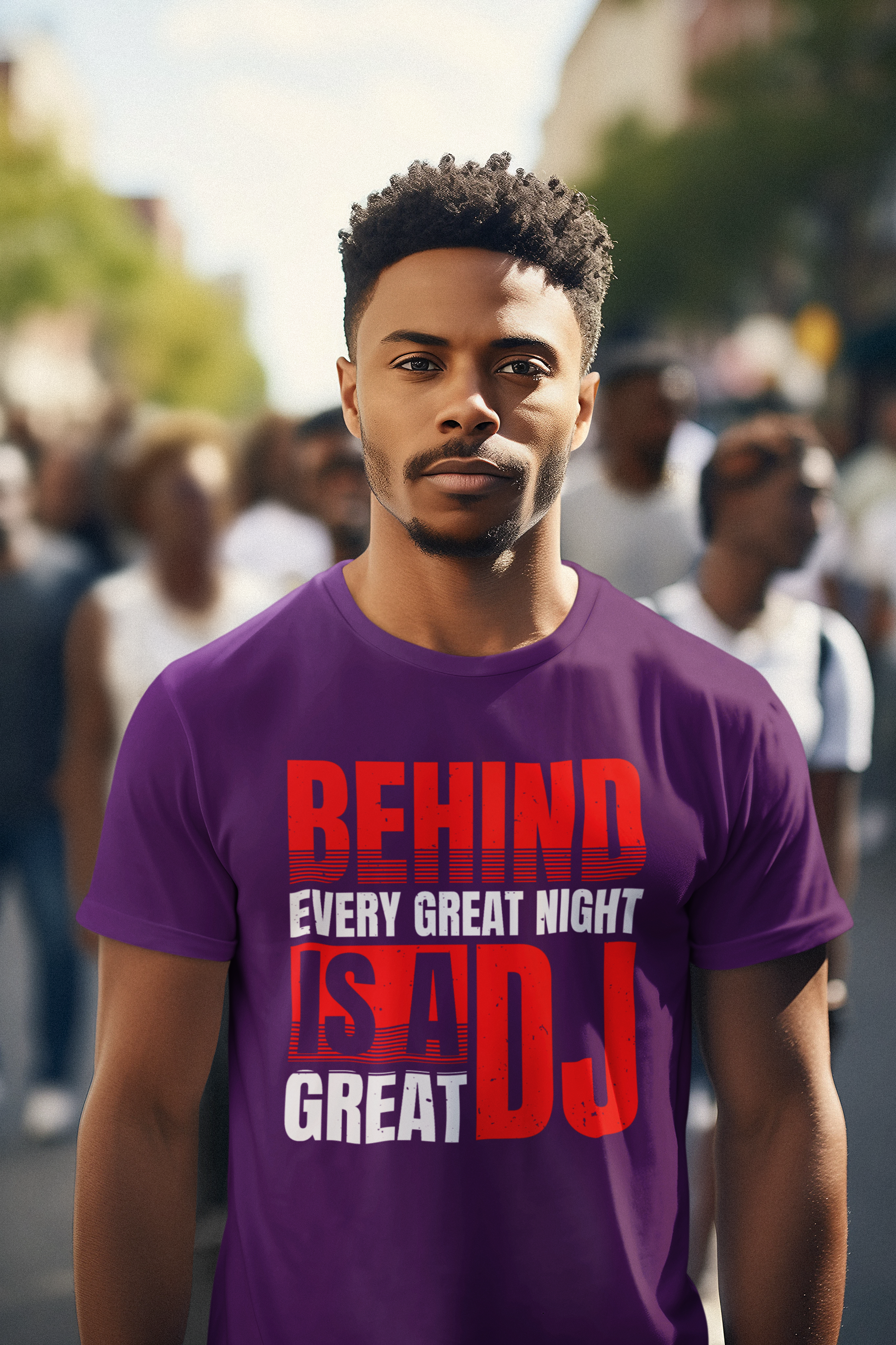 Behind Every Great Night - DJ T-Shirt - 5 Colours
