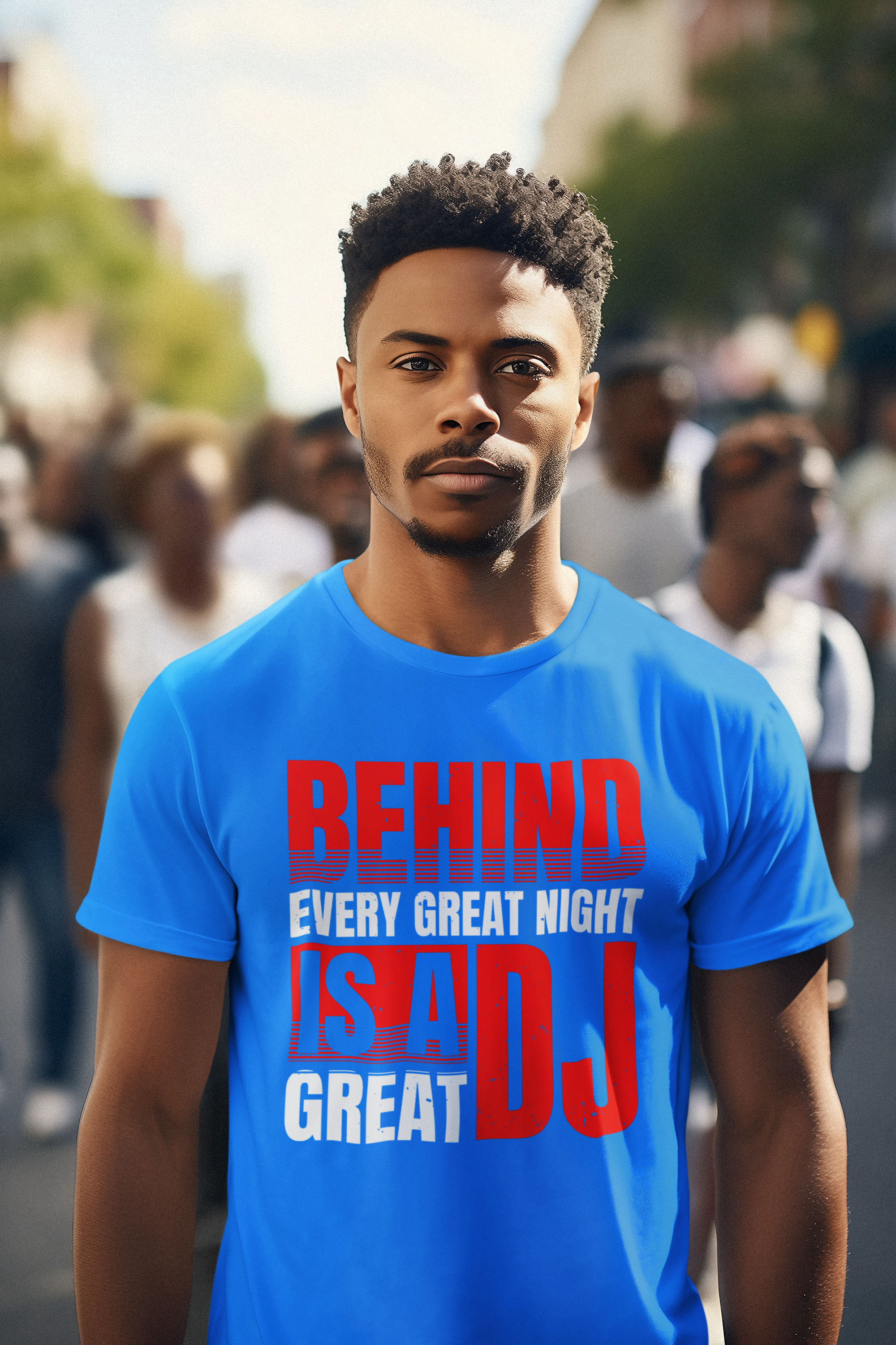 Behind Every Great Night - DJ T-Shirt - 5 Colours