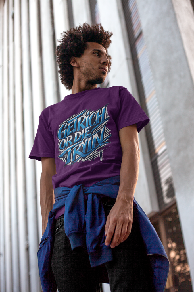 Get Rich Or Die Trin' - Hip Hop T-Shirt 5 Colours