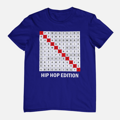 Hip Hop Word Search - T-Shirt - 5 Colours