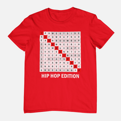 Hip Hop Word Search - T-Shirt - 5 Colours