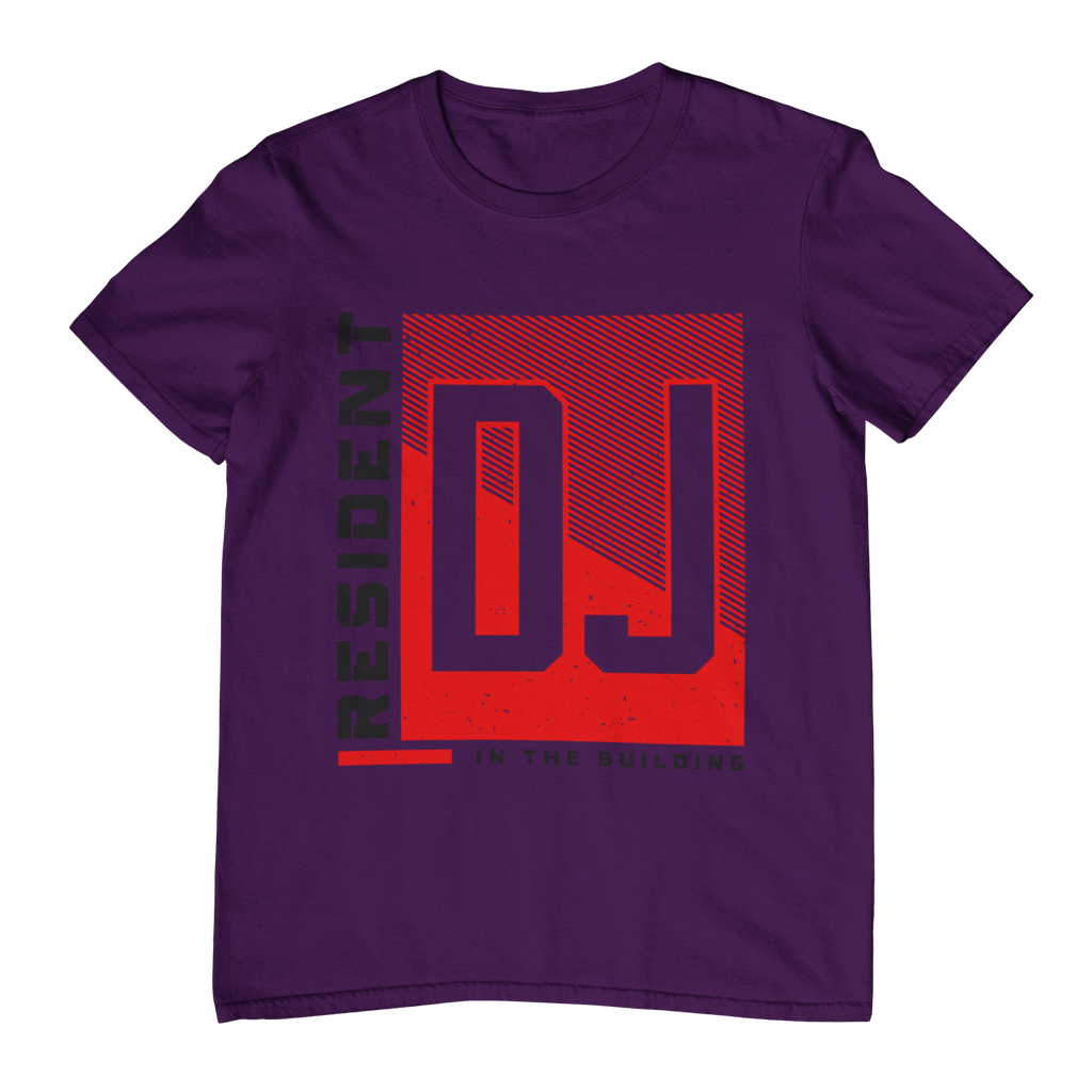 Resident DJ In The Building - T-Shirt - 5 Colors