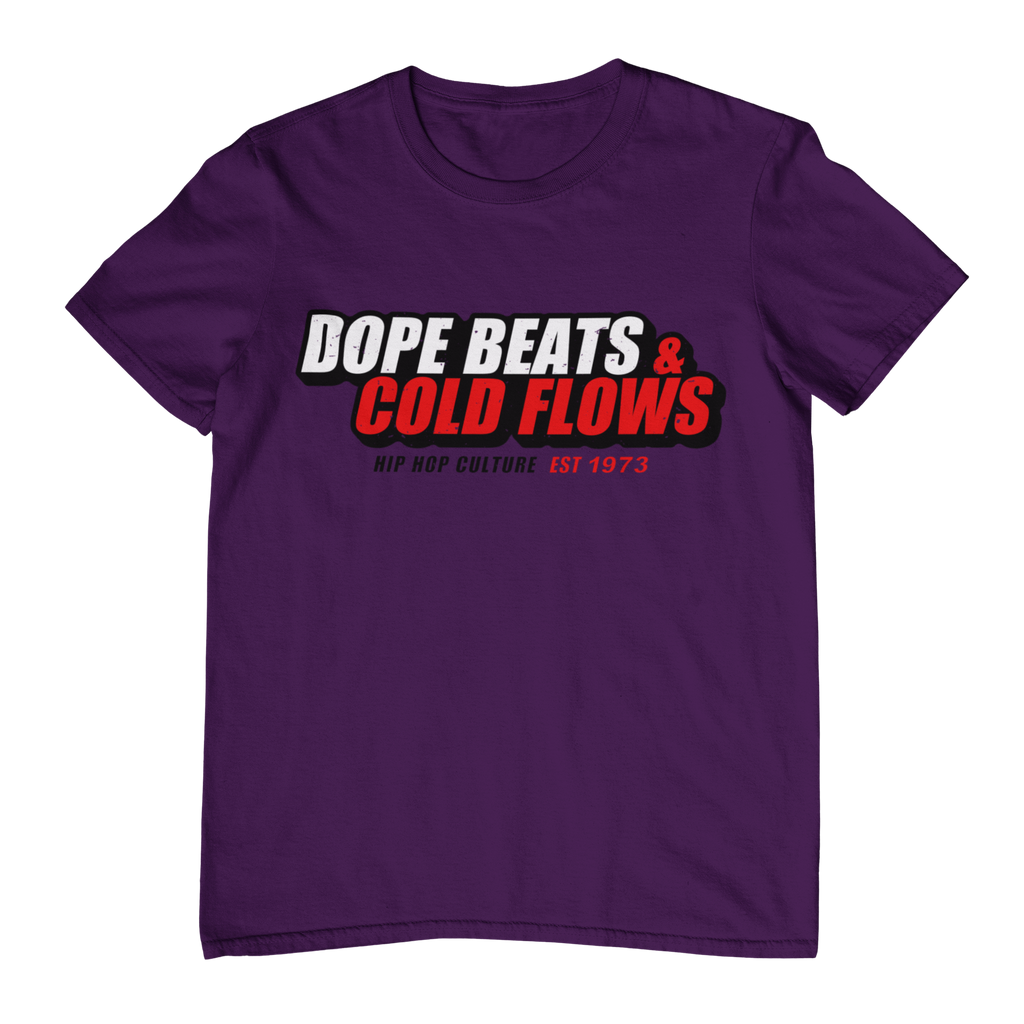 Dope Beats & Cold Flows T-Shirt - 5 Colors - #HipHop50th