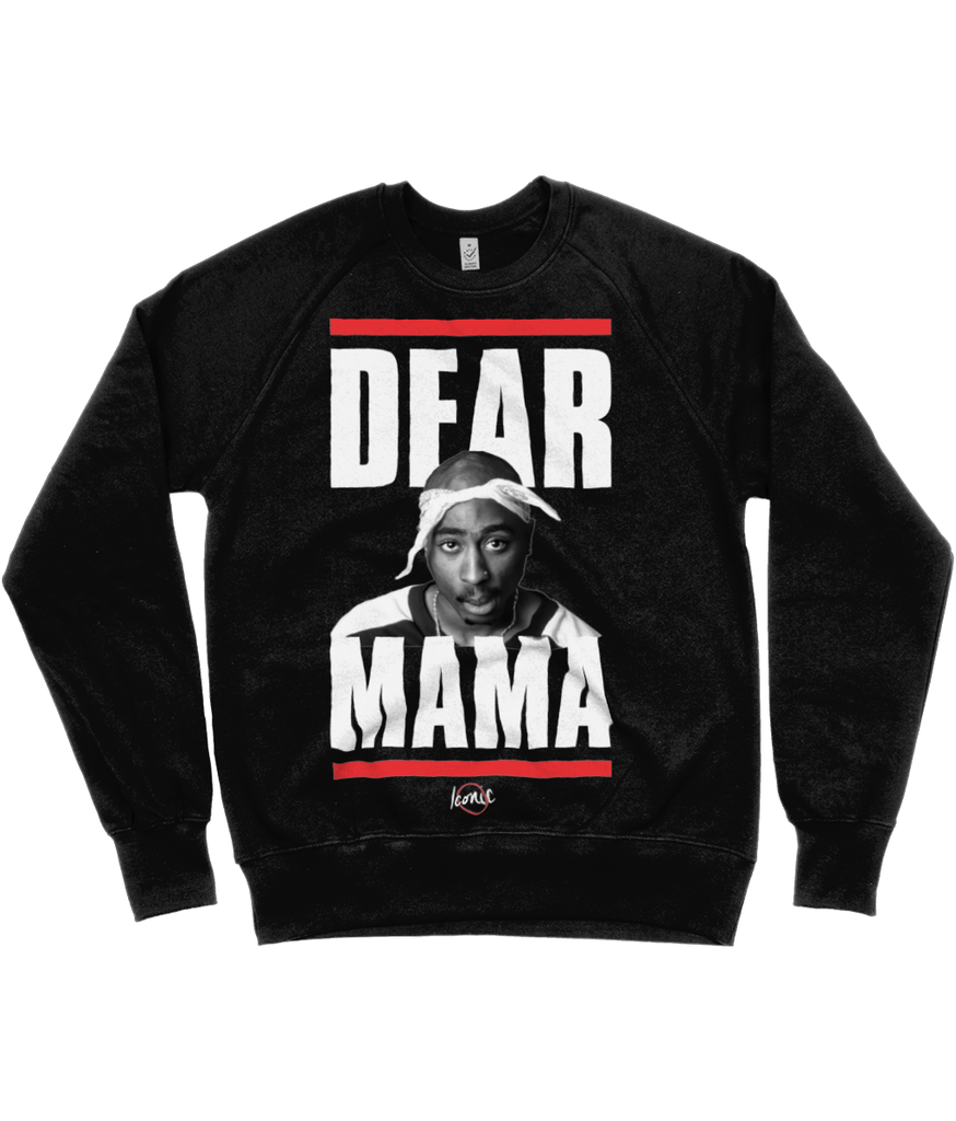 2 Pac - Dear Mama - Black - Sweatshirt - Iconic Range - One Stop Hip Hop UK
