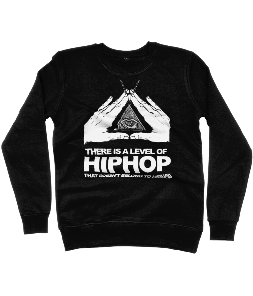 A Level of Hip Hop - Sweatshirt - Black/Charcoal/White - One Stop Hip Hop UK