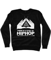 A Level of Hip Hop - Sweatshirt - Black/Charcoal/White - One Stop Hip Hop UK