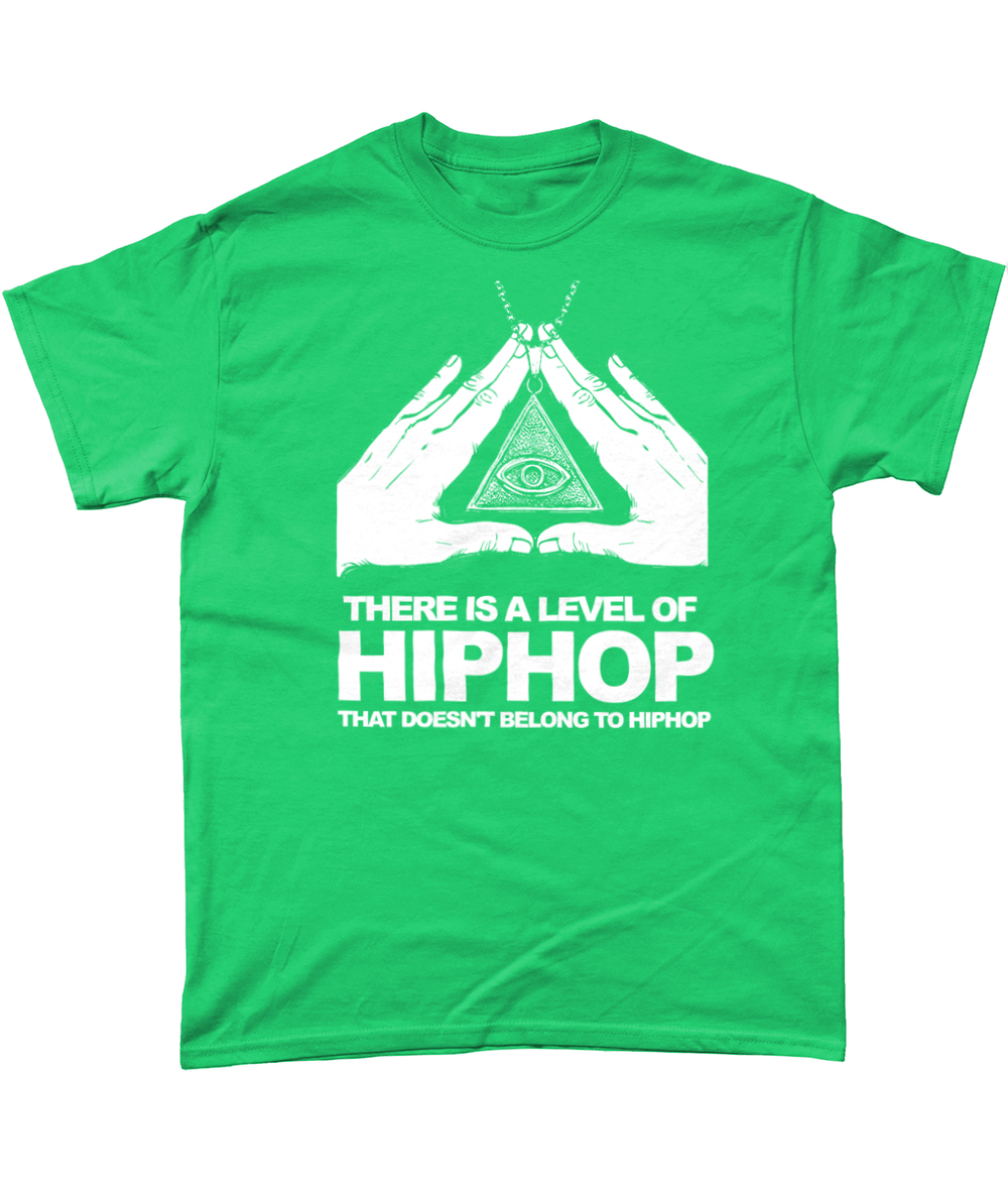 A level of hip hop - T shirt - White/Black/Jade - One Stop Hip Hop UK