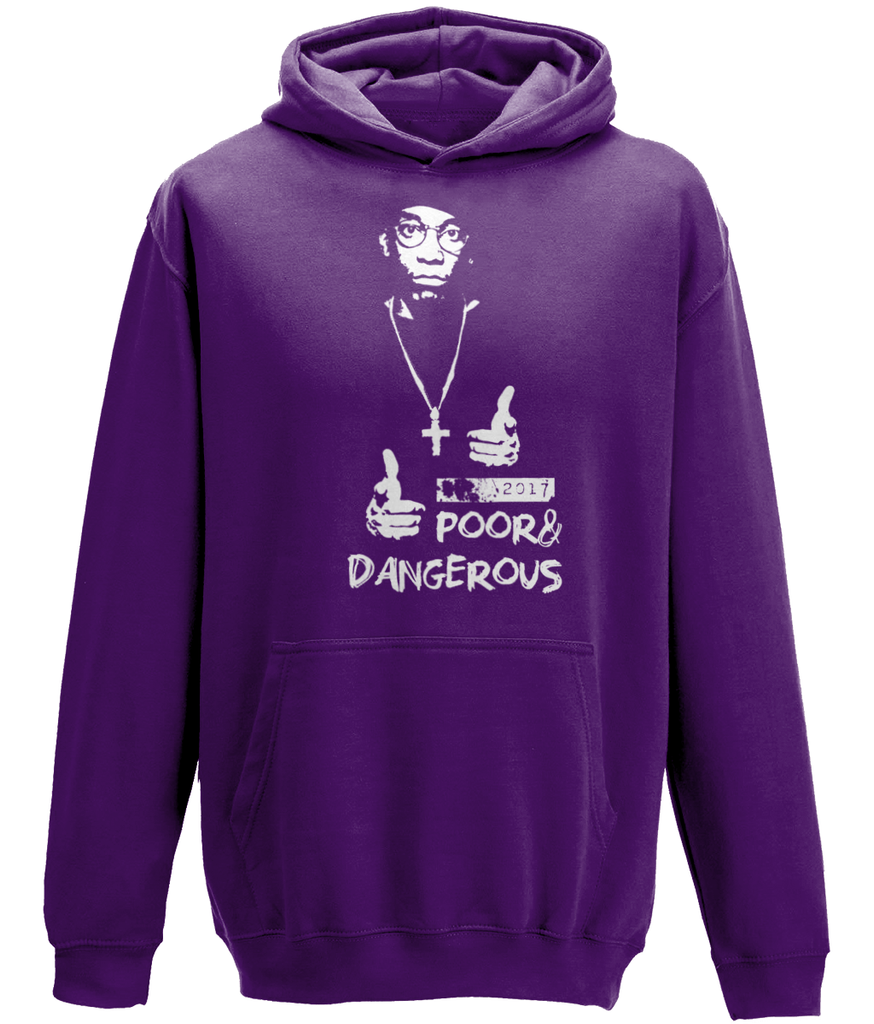 Big L - Poor & Dangerous 2 - Hoodie - Black/Plum - Iconic Range - One Stop Hip Hop UK