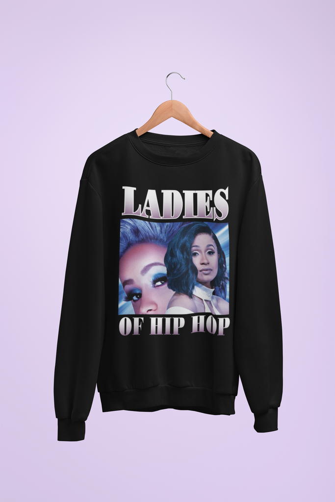 Cardi B Ladies Of Hip Hop Sweatshirt FREE SHIPPING 5 Colors Long Sleeve Top Streetwear Online Store - One Stop Hip Hop UK