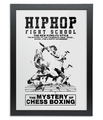 Mystery of Chess Boxing - Black Frame - Wall Art - One Stop Hip Hop UK