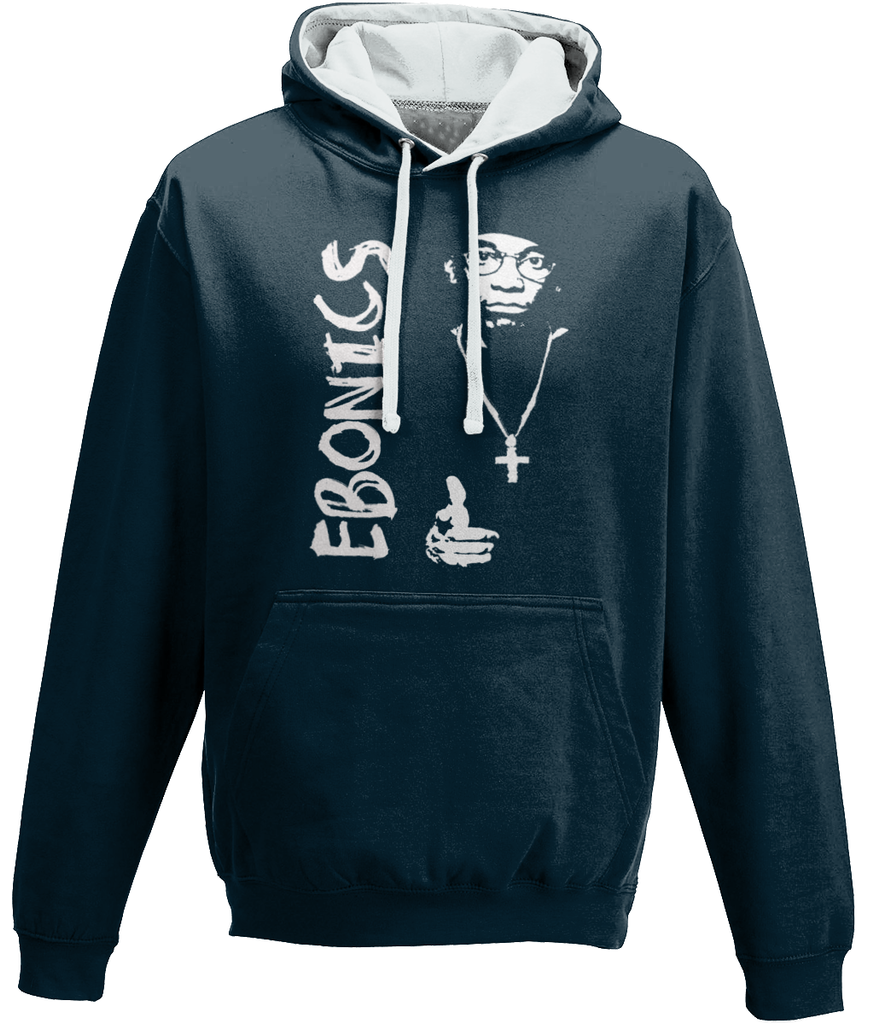 Big L Ebonics 2 - Hoodie - Black/New French Navy - Hip Hop Clothing - One Stop Hip Hop UK