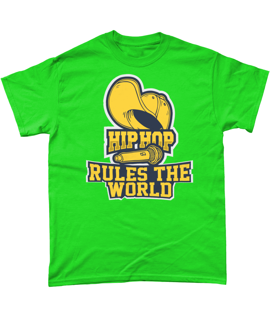 Hip Hop Rules 2 - T Shirt - White/Green/Tweed - One Stop Hip Hop UK