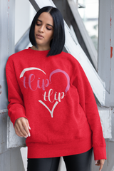 I Love Hip Hop Heart Ladies Sweatshirt 5 Colors FREE SHIPPING Women's Streetwear Rapper Clothing Online Store - One Stop Hip Hop UK