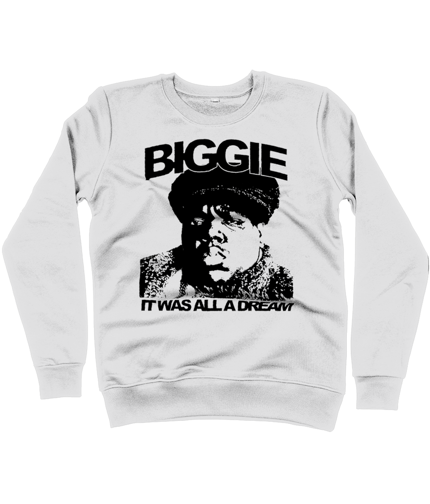 It was all a dream - Sweatshirt - Melange White - #PHC - One Stop Hip Hop UK