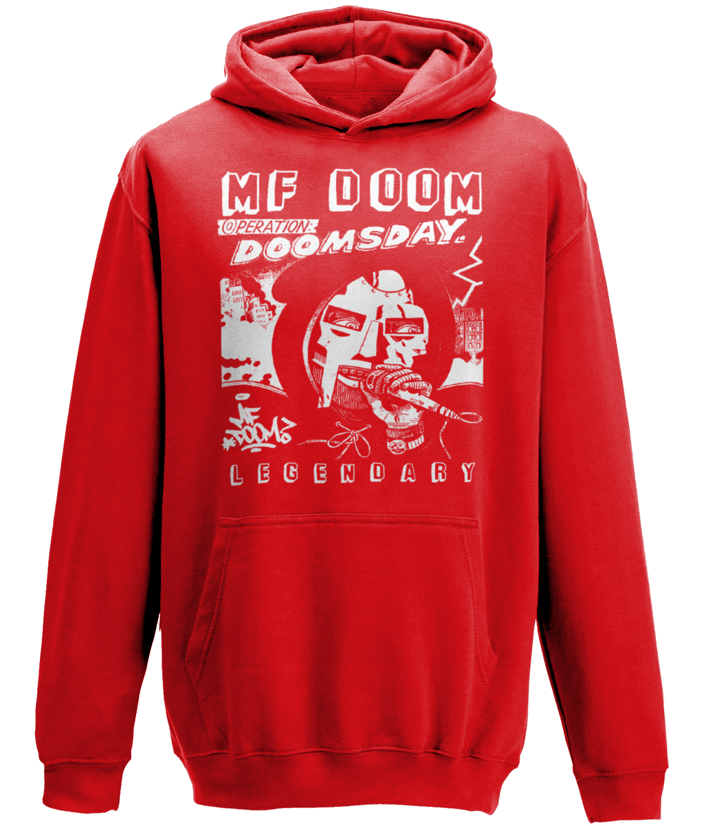 MF Doom Hoodie Black Red Royal Navy Hip Hop Streetwear Urban