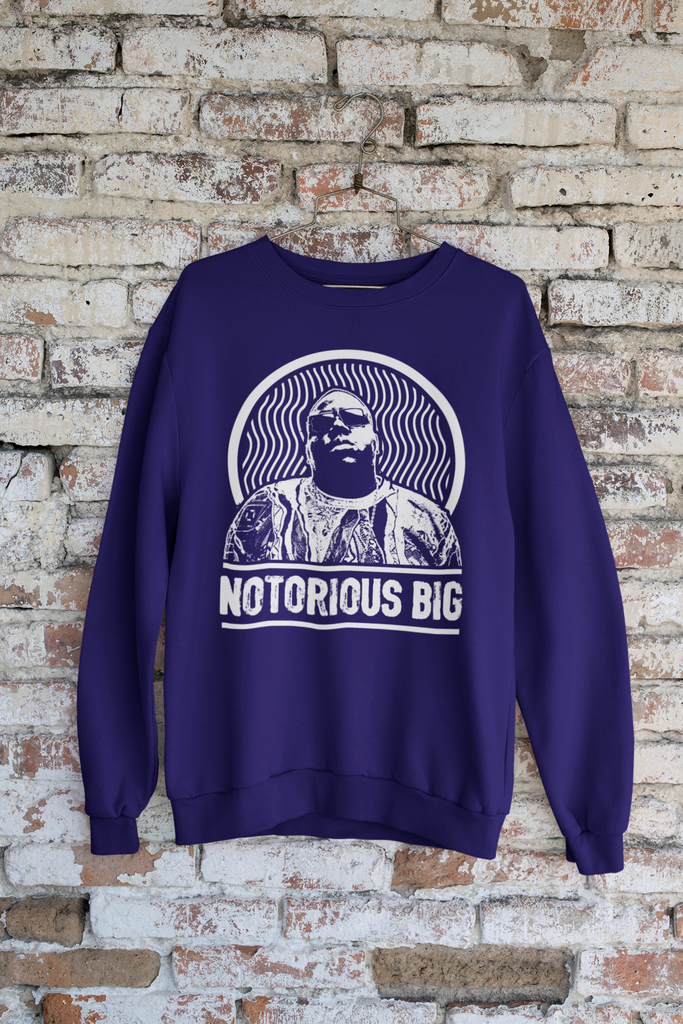 Notorious Big Biggy Smalls Hip Hop Clothing FREE SHIPPING Sweatshirt Streetwear Online Store Iconic Range - One Stop Hip Hop UK