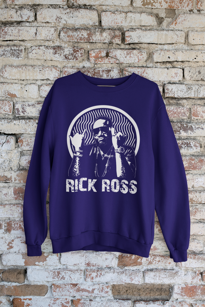 Rick Ross Hip Hop Clothing Rapper Sweatshirt FREE SHIPPING Iconic Range Streetwear - One Stop Hip Hop UK