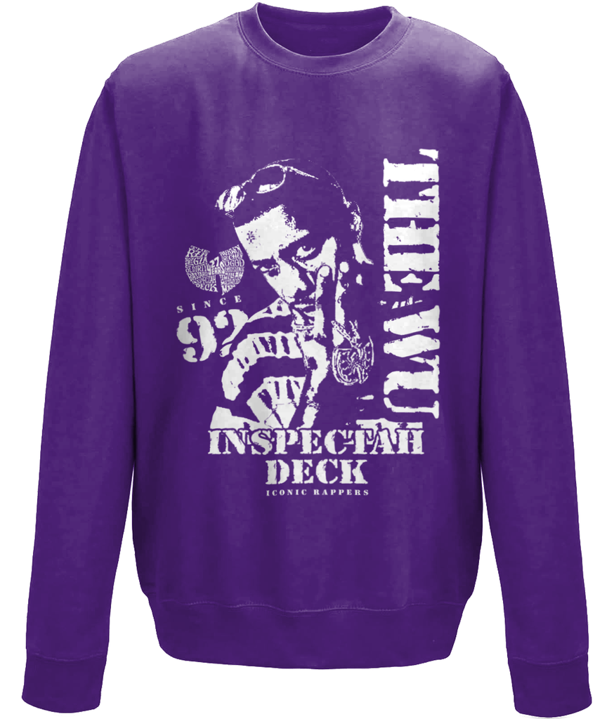 Wu Tang Clan - Inspectah Deck - Sweatshirt - Purple/Black/Red - One Stop Hip Hop UK
