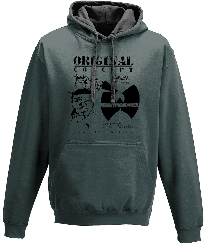 Wu-Tang Clan Clothing Original Concept - Hoodie - Sapphire Blue/Grey/Charcoal/Red - One Stop Hip Hop UK
