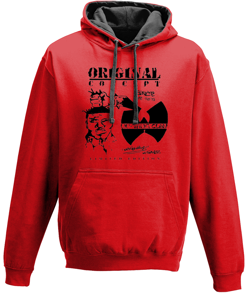 Wu-Tang Clan Clothing Original Concept - Hoodie - Sapphire Blue/Grey/Charcoal/Red - One Stop Hip Hop UK