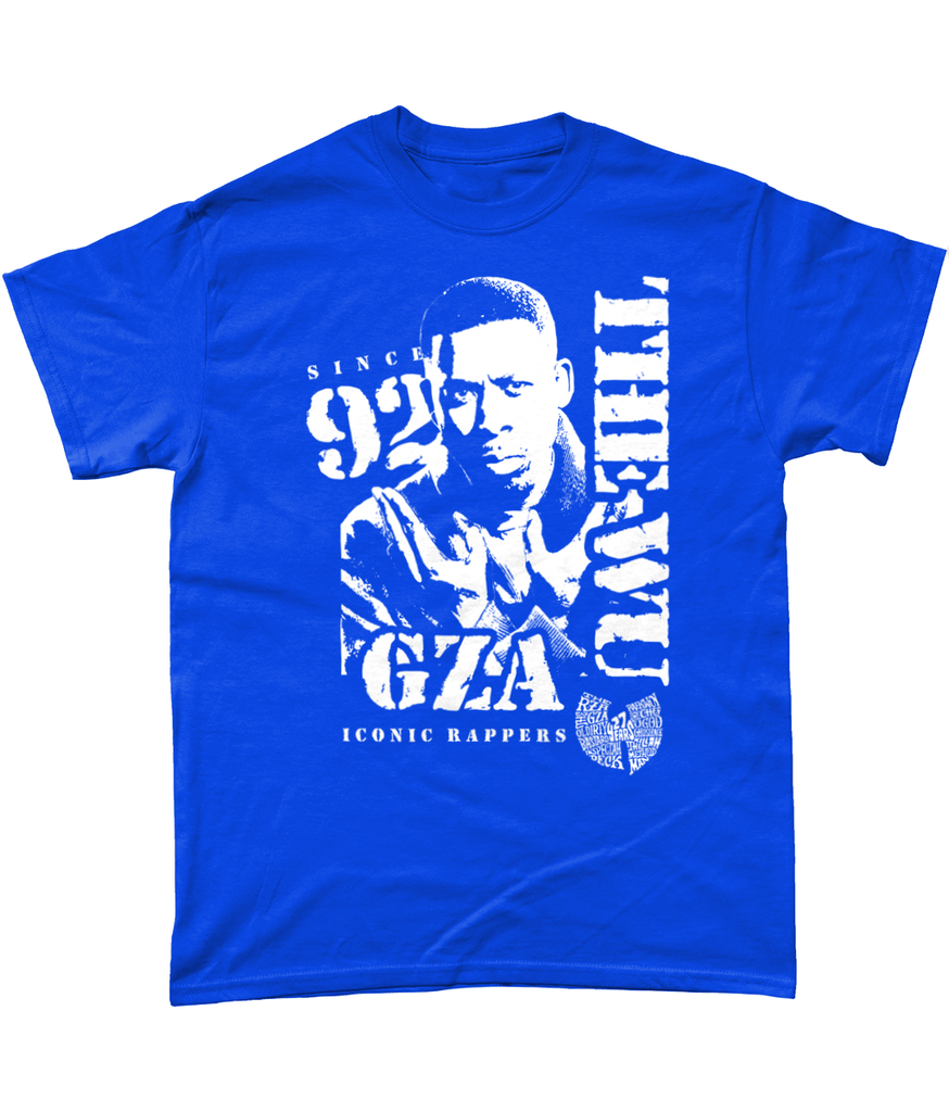 Wu-Tang Clan - GZA - T Shirt - Gold/Red/Blue - #PHC - Hip Hop Clothing - One Stop Hip Hop UK