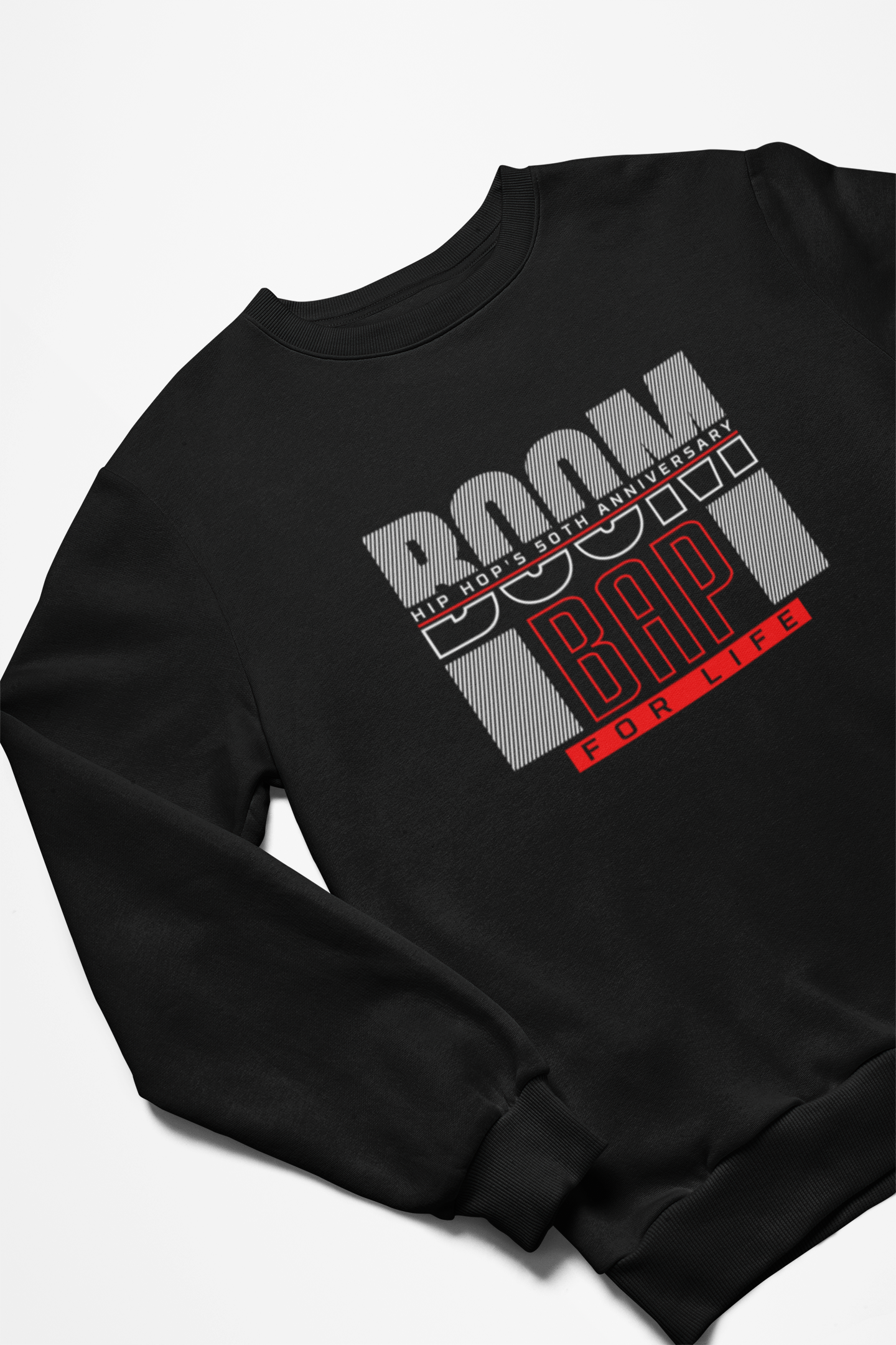 Boom Bap Hip Hop Sweatshirt - 5 Colors Available #HipHop50th