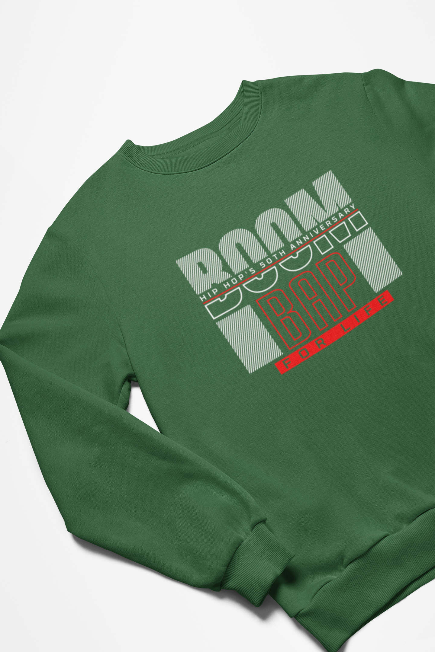 Boom Bap Hip Hop Sweatshirt - 5 Colors Available #HipHop50th