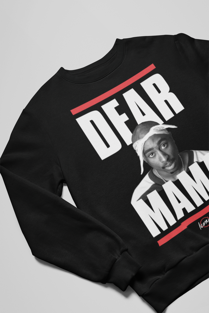 2 Pac - Dear Mama - Black - Sweatshirt - Iconic Range - One Stop Hip Hop UK