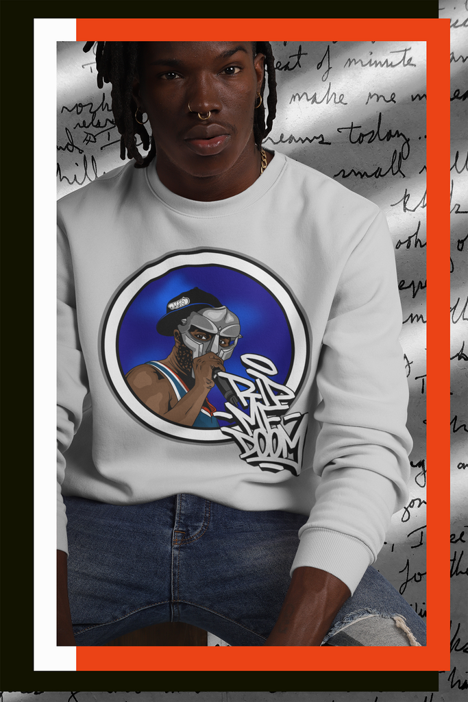 MF Doom - Sweatshirt - Hip Hop Clothing - 5 Colors - Urban Fashion - One Stop Hip Hop UK