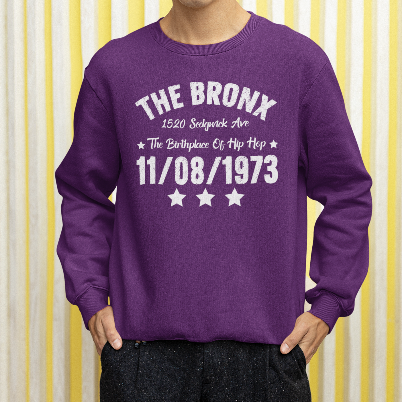 The Bronx  Long Sleeve Sweatshirt - 5 Colors - FREE Shipping
