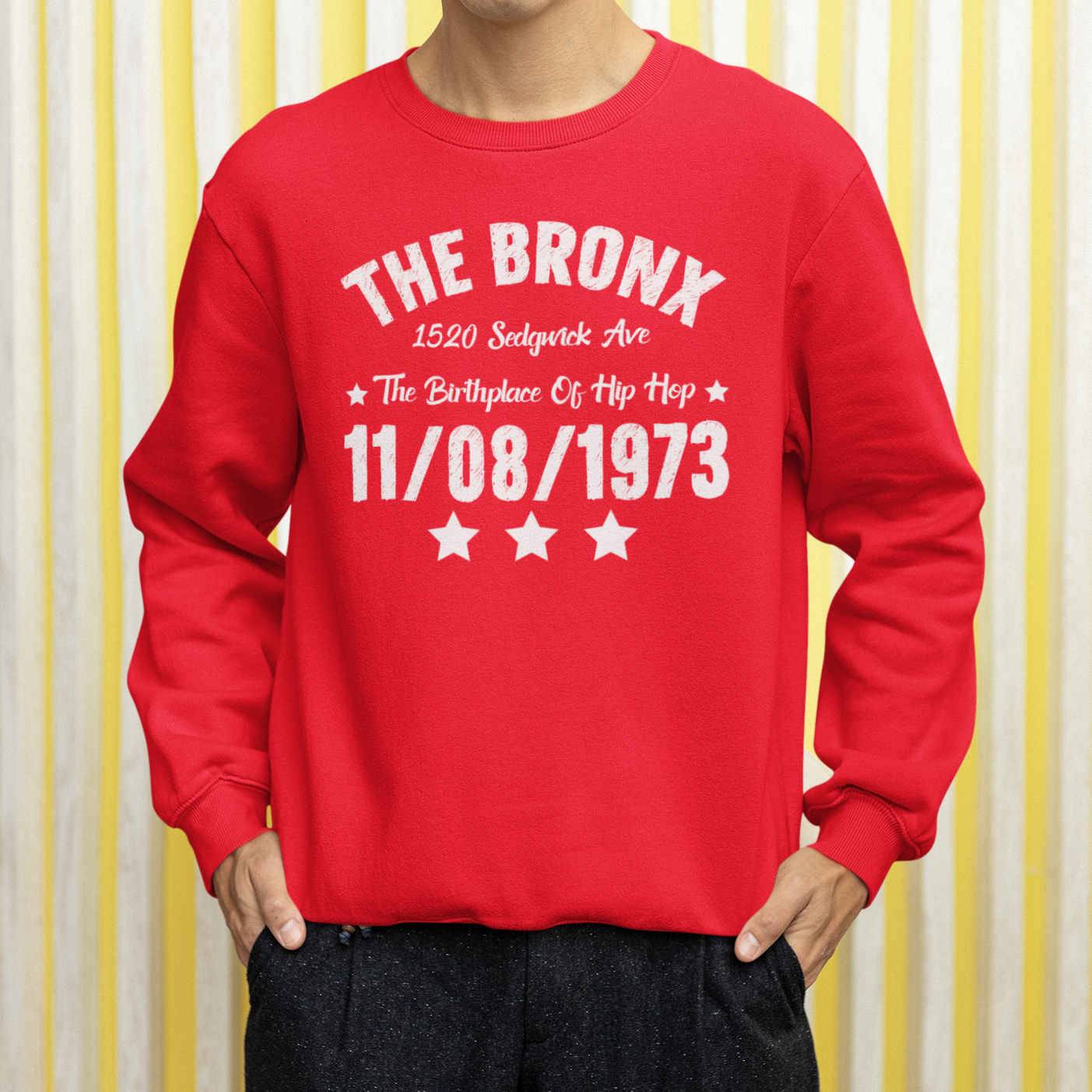 The Bronx  Long Sleeve Sweatshirt - 5 Colors - FREE Shipping