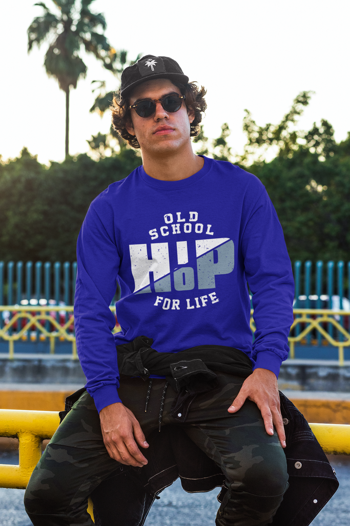 Old School Hip Hop For Life Sweatshirt - 5 Colors Available #HipHop50th