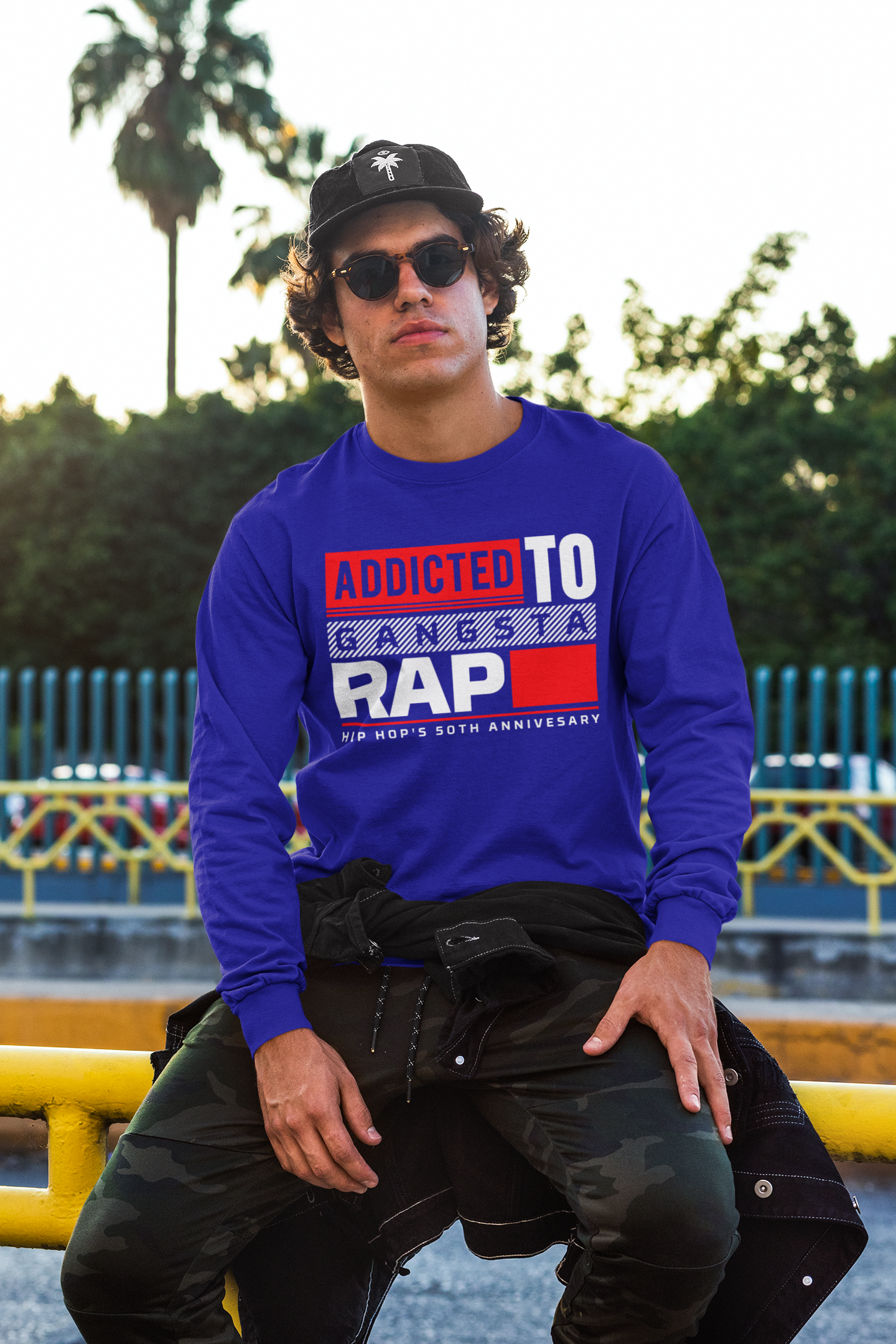 Addicted To Gangsta Rap Hip Hop Sweatshirt - 5 Colors Available #HipHop50th
