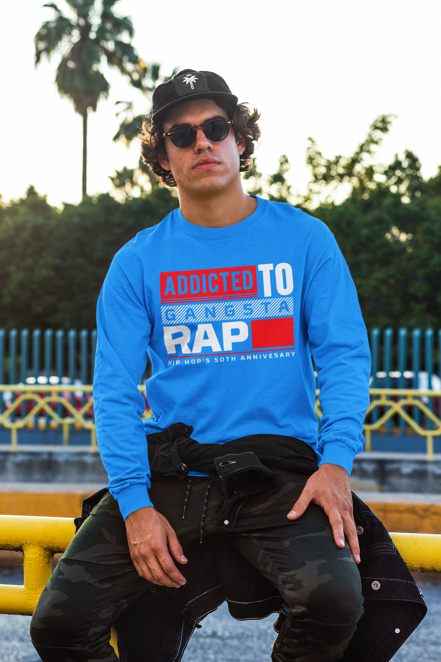 Addicted To Gangsta Rap Hip Hop Sweatshirt - 5 Colors Available #HipHop50th