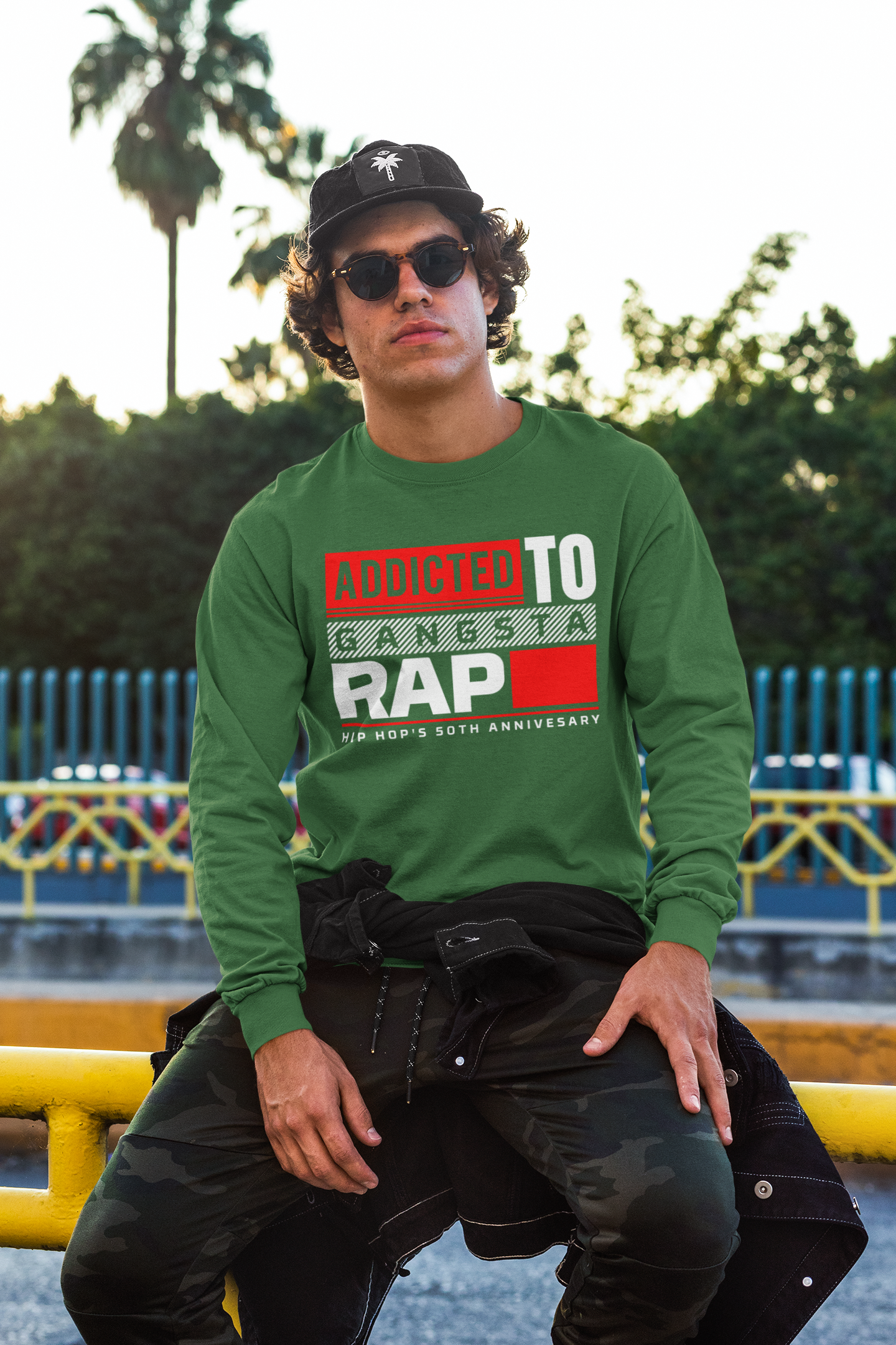 Addicted To Gangsta Rap Hip Hop Sweatshirt - 5 Colors Available #HipHop50th