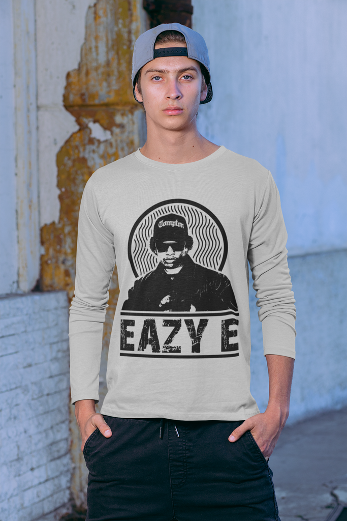 Eazy E Long Sleeve Tee - 5 Colors Hip Hop Clothing - New Streetwear FREE Shipping - Online Store - One Stop Hip Hop UK