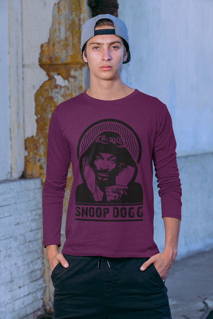 Snoop Dogg Long Sleeve Tee - 5 Colors Hip Hop Clothing - New Streetwear FREE Shipping - Online Store - One Stop Hip Hop UK